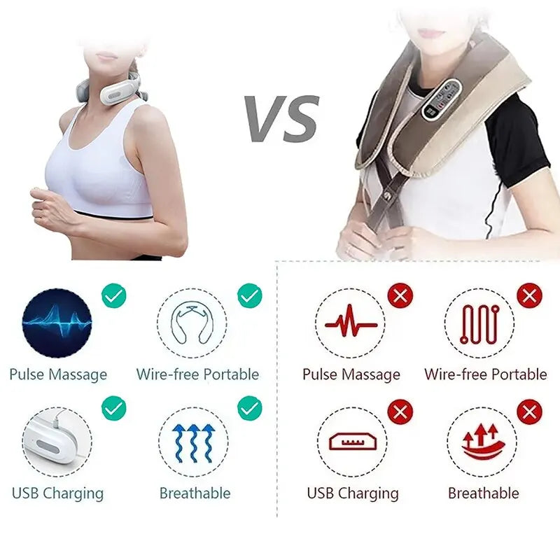 Neck Massager – 4D Smart Heating & Vibration Therapy
